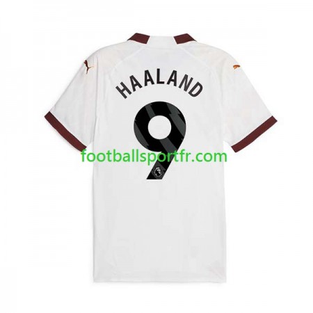 Tenue Manchester City Erling Haaland 9 Exterieur 2023-2024 Maillot de Foot